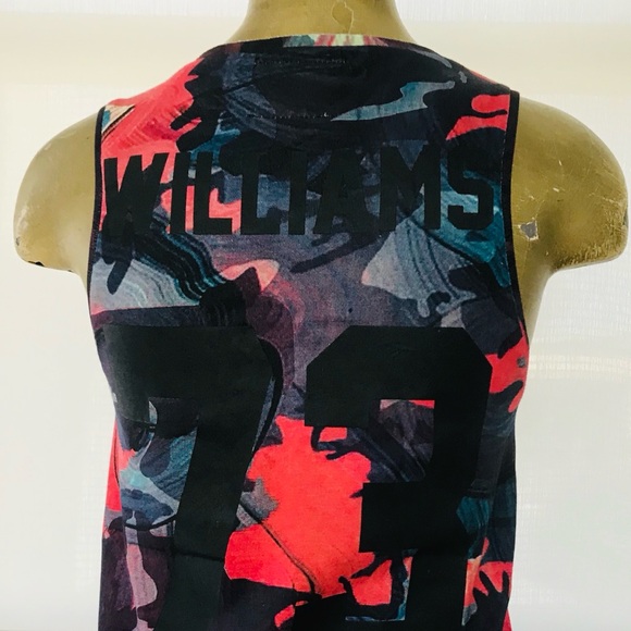 NWT ELEVEN PARIS x PHARRELL WILLIAMS Camo Art Print TANK TOP Size XS - Picture 8 of 9